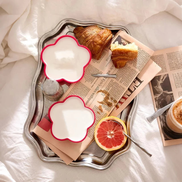 serving tray for display