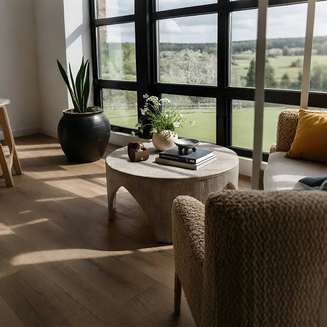 single watch roll travel case on the coffee table