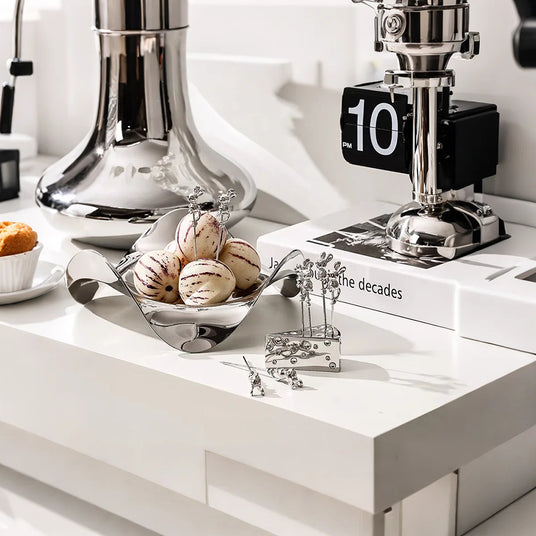 stainless-steel-cheese-holder-with-mouse-shaped-fruit-forks-Nordic-Ins-style-scene-06092