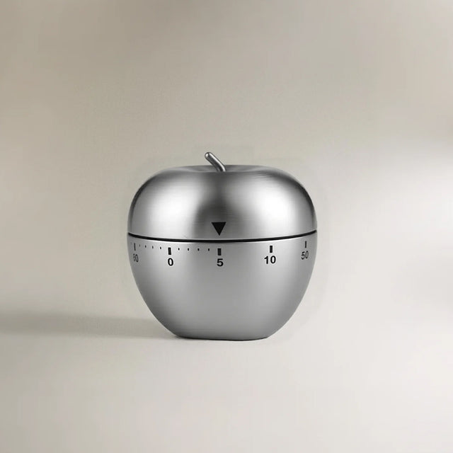stainless steel mechanical apple baking cooking kitchen timer
