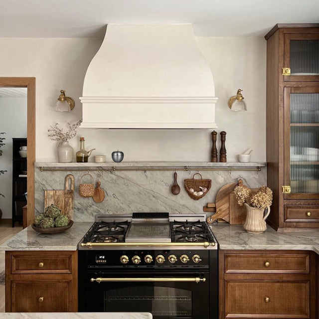 stainless steel mechanical apple baking cooking kitchen timer in the kitchen