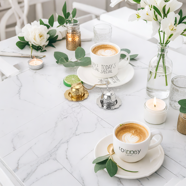 tea infuser on the table