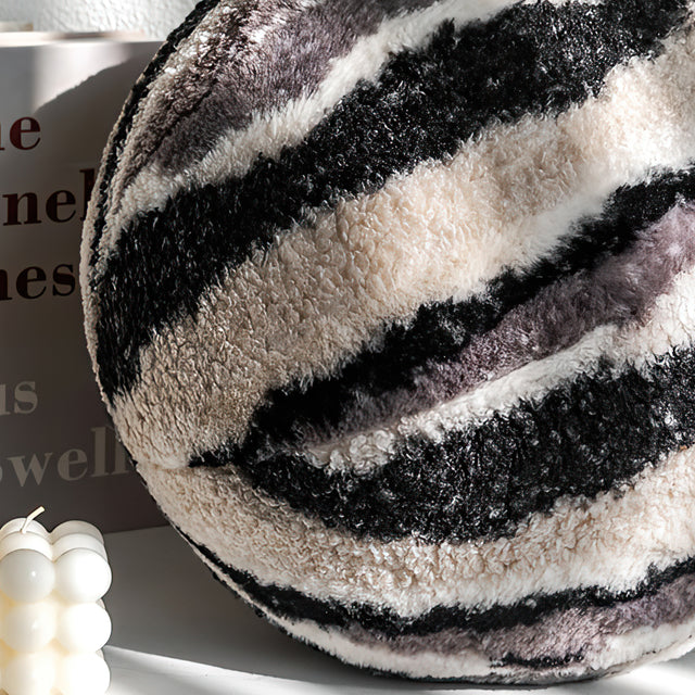 starry sky series adorable plush ball decorative pillow details