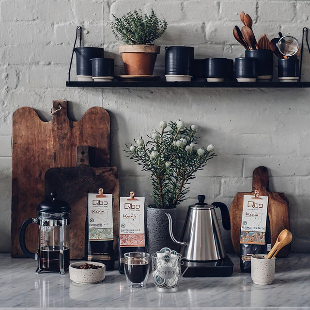 storage basket in kitchen