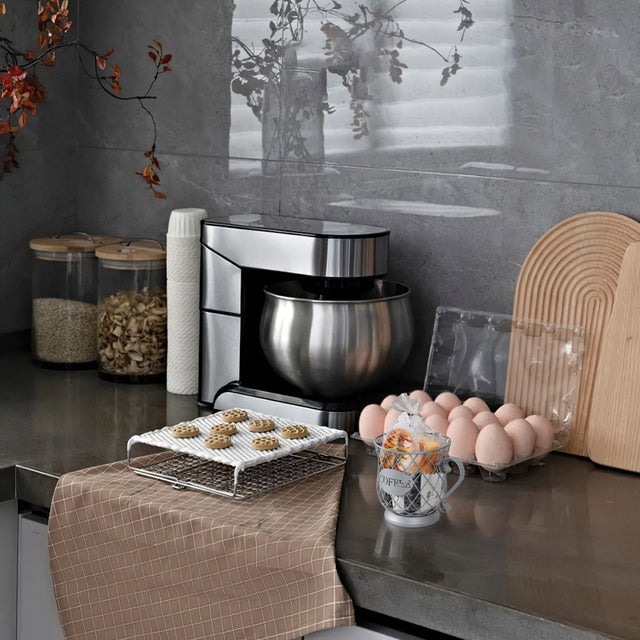 storage basket with food