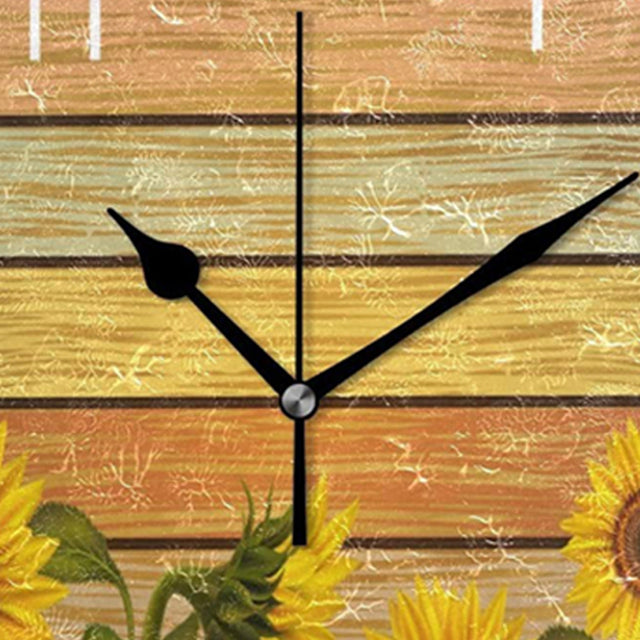 sunflower wall clock details