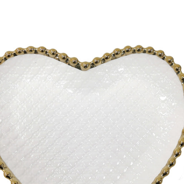 tray with beaded edge details