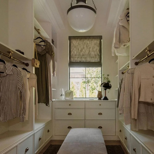 vintage dual tone wooden texture hat display stand in the cloakroom