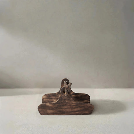 vintage handmade wood serving tray