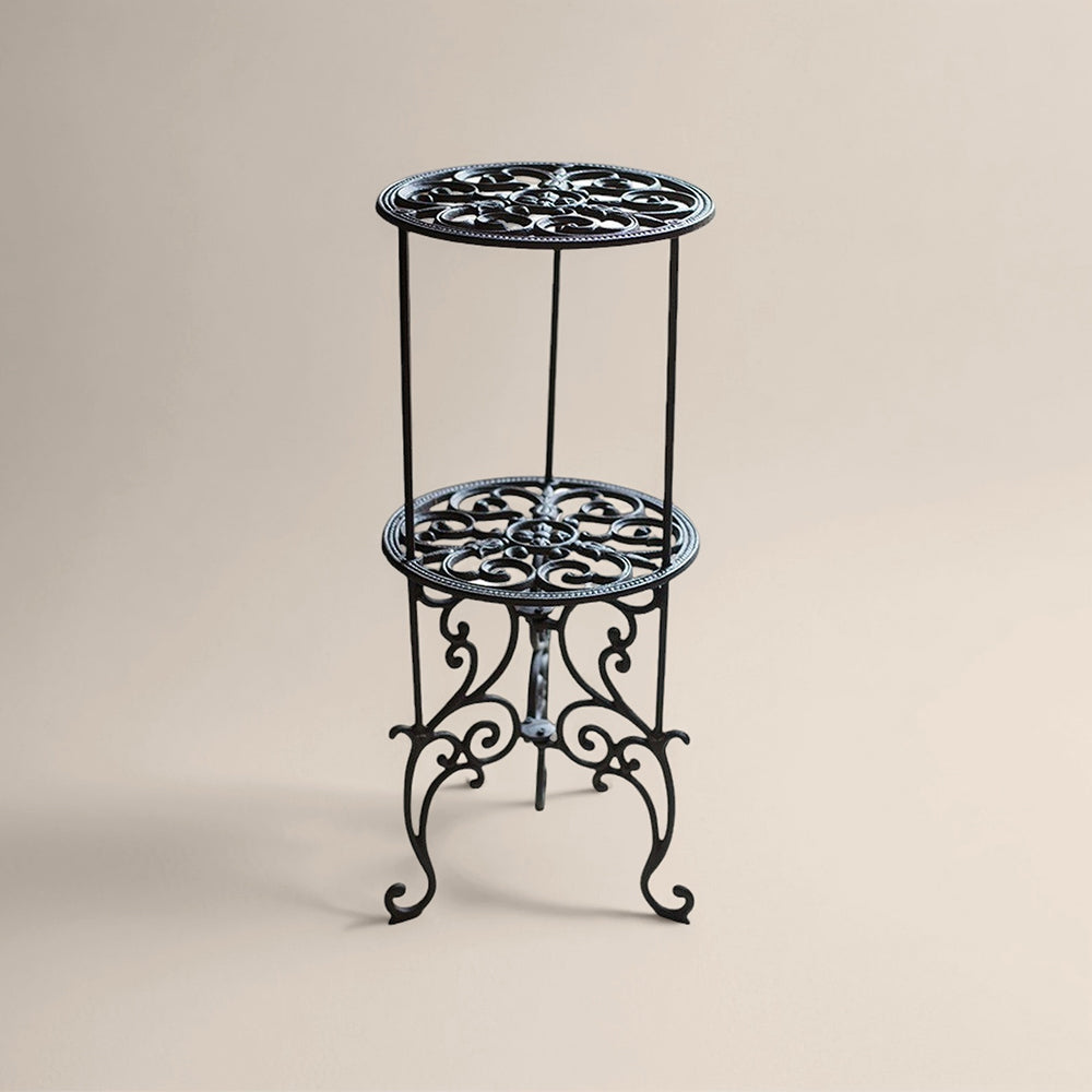 vintage metal plant stand