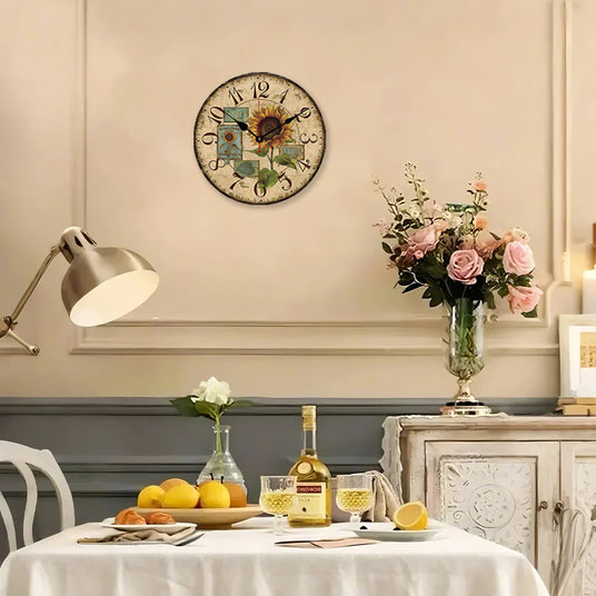 wall clock in the dining room