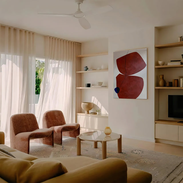 wall painting by window