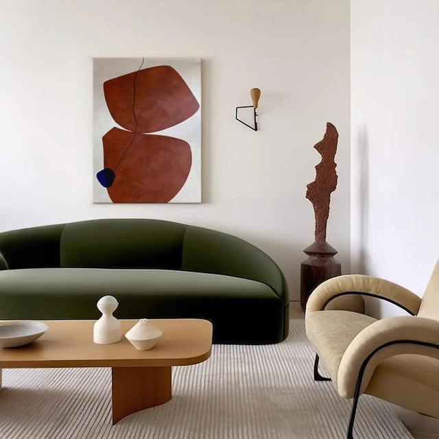 wall painting in living room