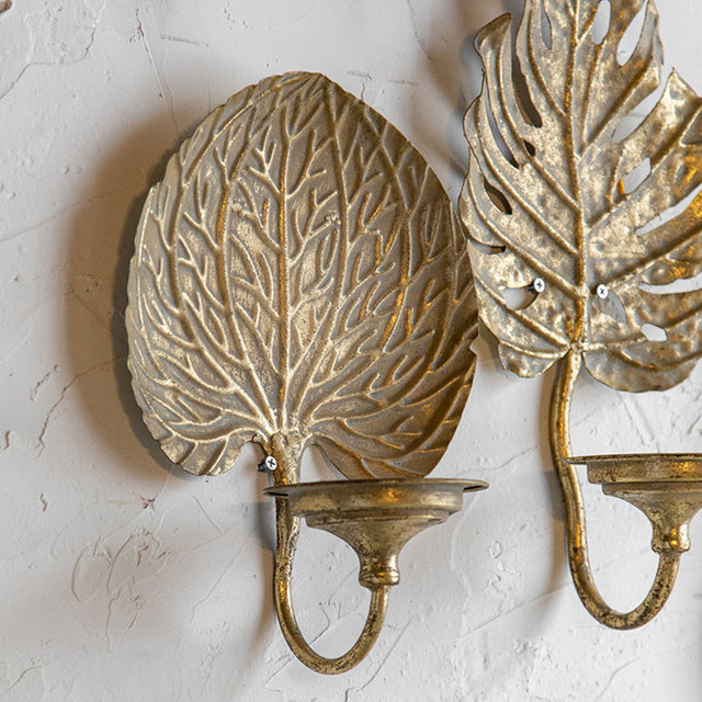 wall sconce candle holder details