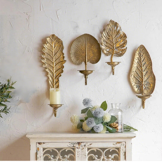 wall sconce candle holder on the wall