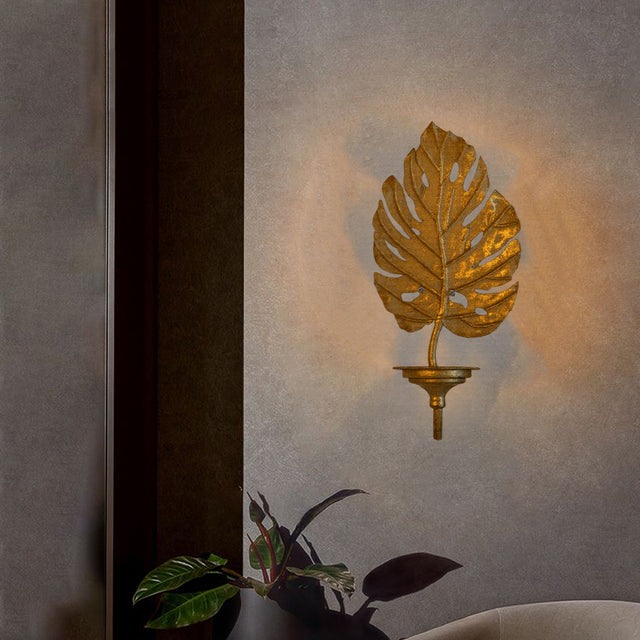 wall sconce candle holder on the wall