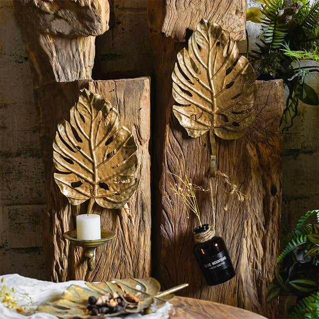 wall sconce candle holder on the wall