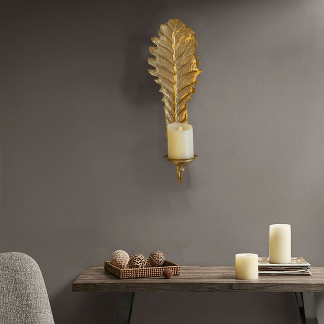 wall sconce candle holder on the wall