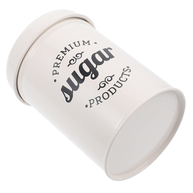 white storage canister details