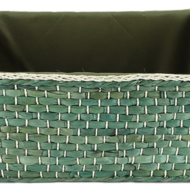 wicker storage basket details