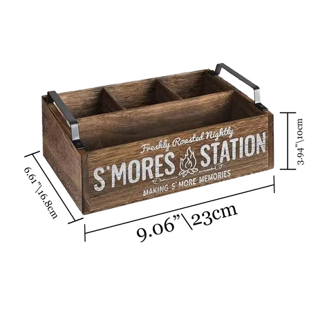 wood storage bin size chart