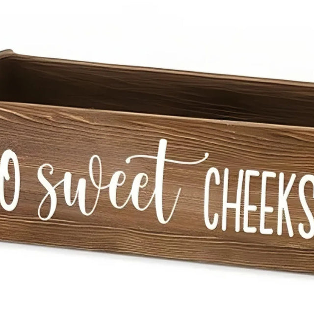 wood storage box details