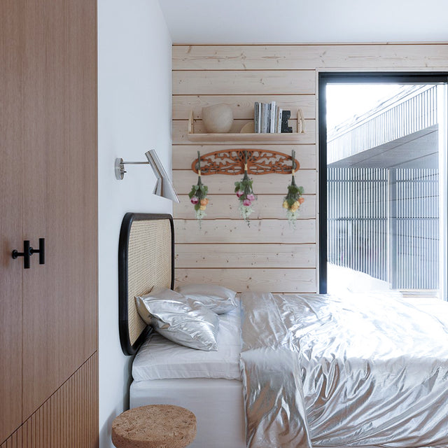 wooden botanical display rack size chart hang in bedroom