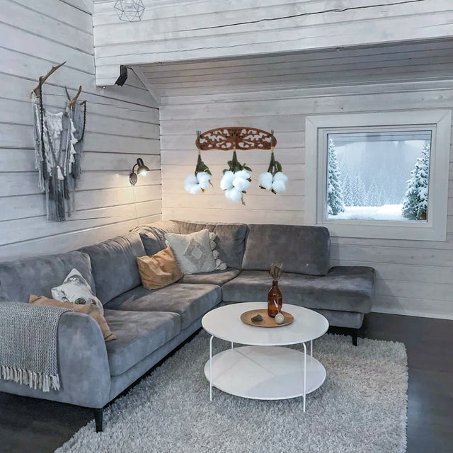 wooden botanical display rack size chart hang on wall