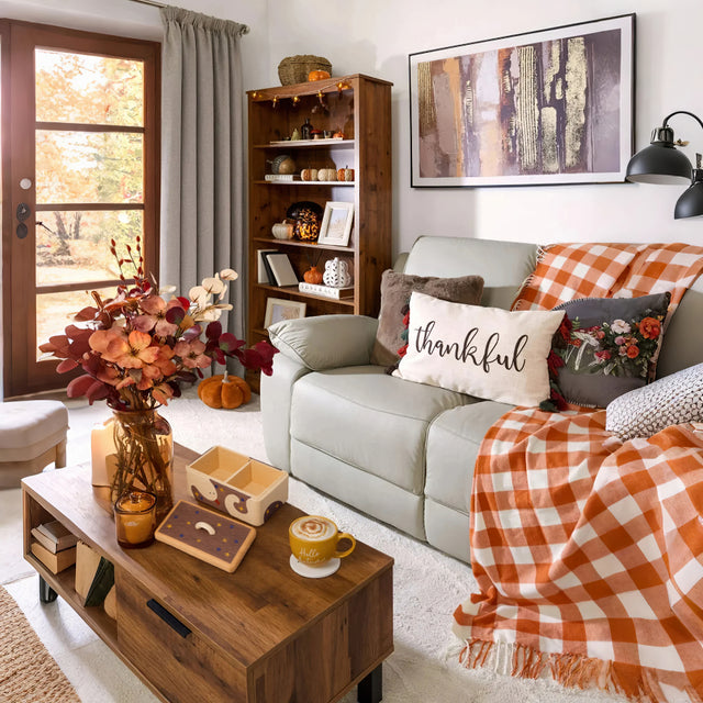 wooden cartoon compartment storage box in the living room