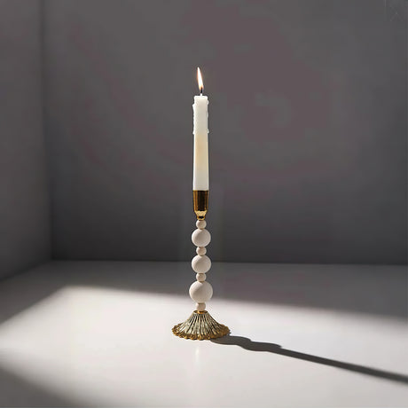 wooden roman column decorative candlestick