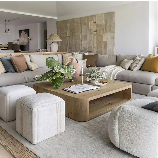 wooden roman column decorative candlestick on the table