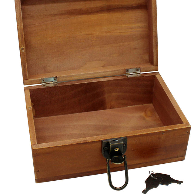 wooden storage box inner details