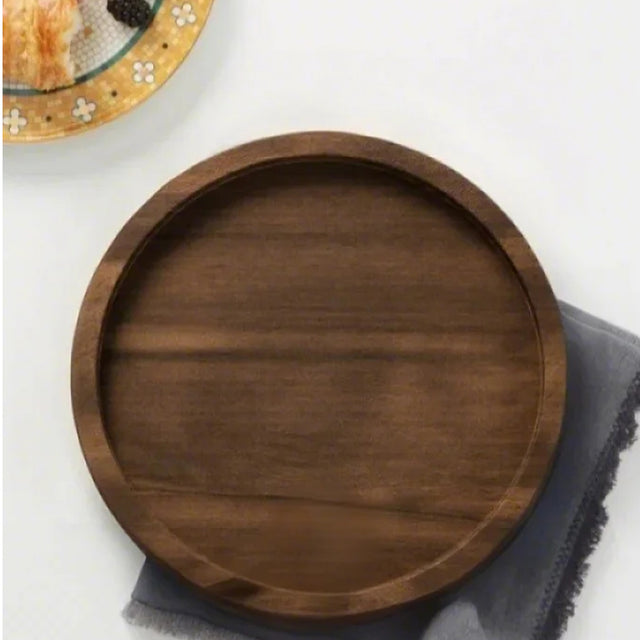 wooden tray details