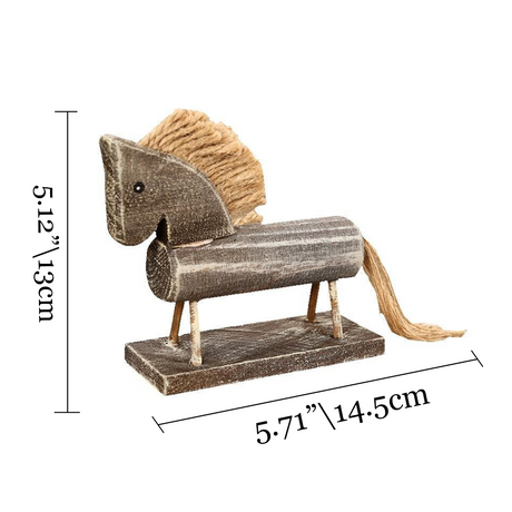 wooden trojan horse decor size chart