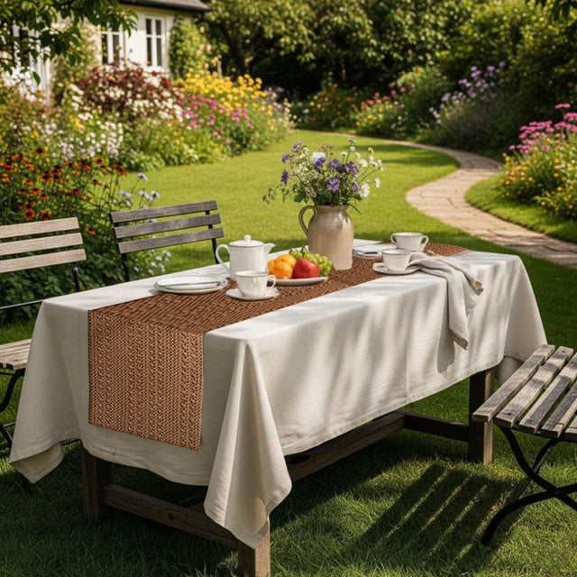 woven-cotton-linen-table-runner-with-tassels-for-dining-decor-scene-072401