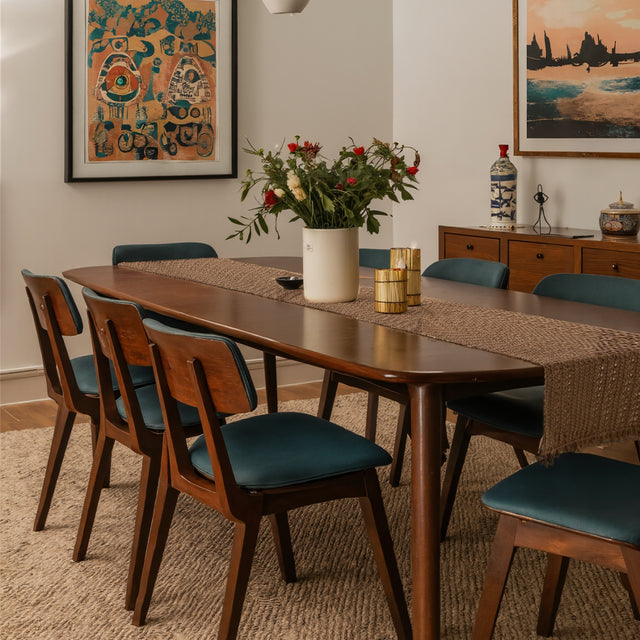 woven-cotton-linen-table-runner-with-tassels-for-dining-decor-scene-072404