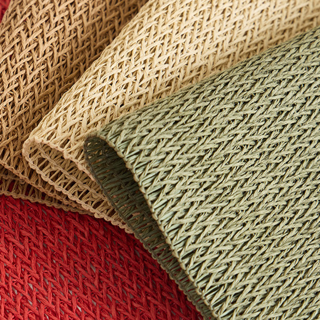 woven square table mat details