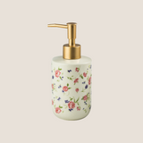 Floral Ceramic Soap Dispenser