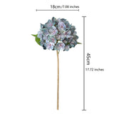 54-Petal Artificial Hydrangea Bouquet sizechart