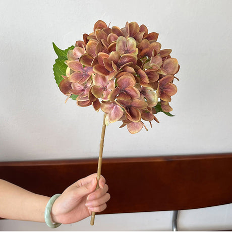 54-Petal Artificial Hydrangea Bouquet details