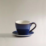 80 ml Retro Luxury Indigo Blue Ceramic Coffee Cup
