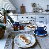 80 ml Retro Luxury Indigo Blue Ceramic Coffee Cup in the Dining Room