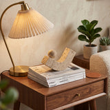 Abstract Arch Sculpture On Nightstand