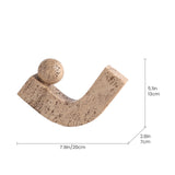 Abstract Arch Sculpture With Size