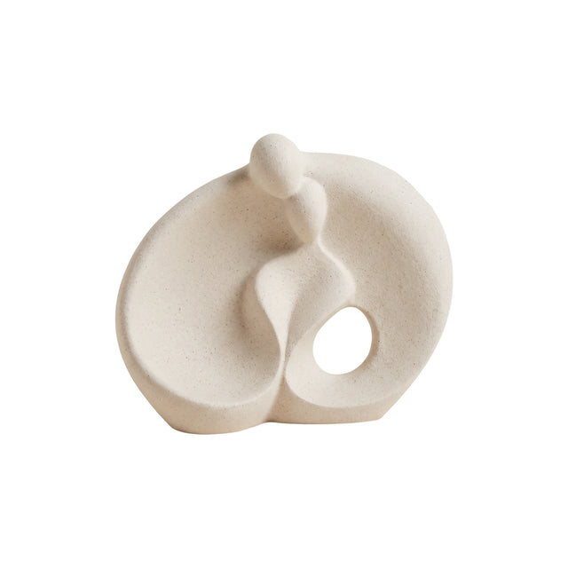 Abstract Figure Ceramic Ring Sculpture