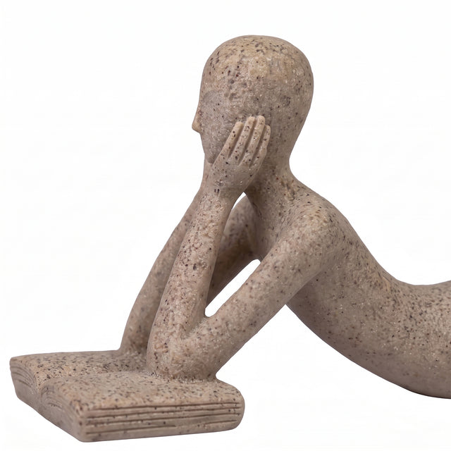 Abstract Figure Reading Side View Detail
