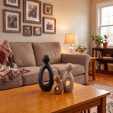 Abstract Figure Set On Coffee Table