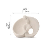Abstract Ring Sculpture With Size