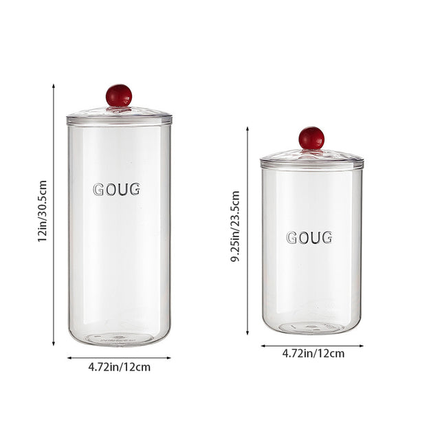 Airtight Food Storage Canisters Kitchen Storage Jar Size Chart 1 081234