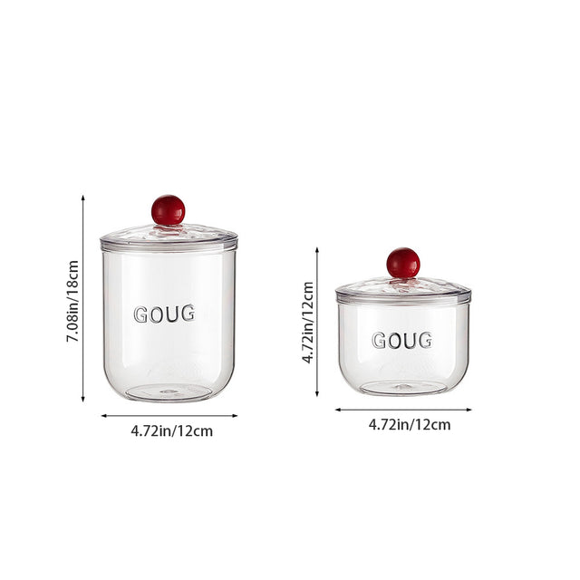 Airtight Food Storage Canisters Kitchen Storage Jar Size Chart 2 081234